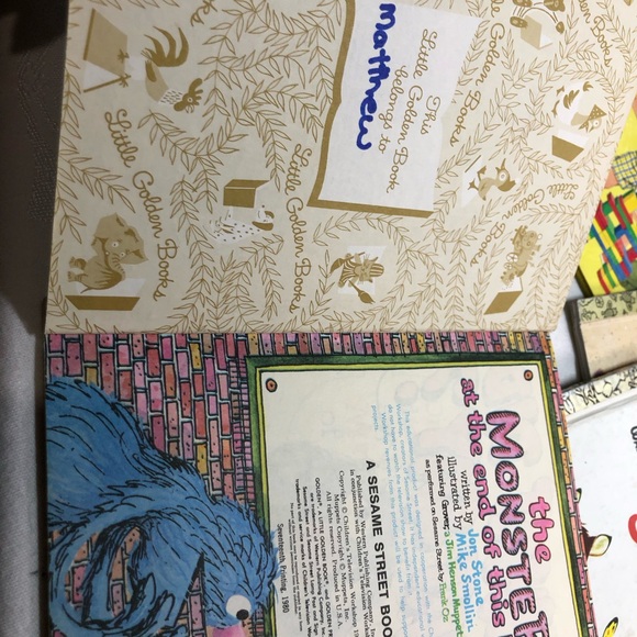 Lot of 9 Vintage Little Golden Books Bambi Monster the End of the book Grover - Picture 10 of 16